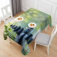 thumbnail image 6 of Zen Stones Table Cloth Waterproof Tablecloths, Nature Water Reflection Country Botanical Tablecloth Dining Table Cover for Kitchen Party Tabletop Outdoor, Rectangle Tablecloth 60x120 Inch, 6 of 9