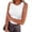 08-White, variant on Women's Scallop Trim Ribbed Knit Tank Top, Round Neck Sleeveless Fitted Camisole, Solid Color Slim Basic Layering Top for Daily Casual Wear 08-White XL