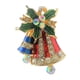thumbnail image 5 of Collar con colgante de broche de Navidad con sombrero Noel de cristal en tono plateado / dorado para mujer Salvador Broche de navidad, 5 of 6