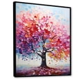 thumbnail image 2 of Designart "Harmonious Maple Color Symphony" Tree Maple Floater Framed Wall Art Prints, 2 of 5