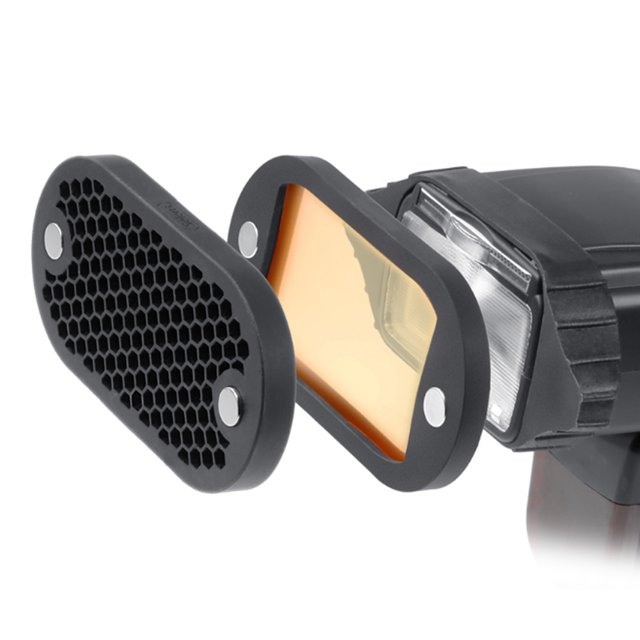 Lampe de Poche Softbox Set Lampe de Poche Lampe de Poche Softbox Filtre Ruche Grille Set Accessoire pour Set Top Flash Light