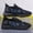 Black Gray, variant on Men'S Outdoor Sports Running Shoes Featuring a New Season Classic Mesh Design That Is Breathable, Comfortable, Highly Elastic, Shock-Absorbing, Anti-Slip, And Durable