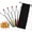 5PC, variant on MTBLYS Stainless Steel Skewers for Grilling 10 Pack BBQ Skewers Reusable Kabob Skewer Sticks Barbecue Tool Sets Camping Essentials Long 12" For Outdoor Cooking Party with 3pc Basting Brush