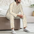 thumbnail image 7 of Cauagu Chicken Leg Print Men's Long-Sleeve Pajama Set,Soft Button-Front 2Pjs for Men Long Sleeve Men’s Sleepwear-X-Large, 7 of 7