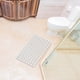 thumbnail image 5 of Alfombra de baño larga, TPE, antideslizante, con múltiples agujeros, a prueba de fugas, con ventosa, tamaño 75*43cm, Blanco marfil, 5 of 6