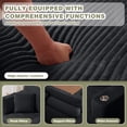 thumbnail image 5 of Soscana Boneless Couches for Living Room with Chaise,102" Sectional Sofa with Throw Pillow,Cozy Cloud Couch with L-Shaped,Sponge Compression Sofa,No Assembly Required,for Living Room,Apartment, APT, 5 of 8