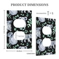 thumbnail image 5 of Kll Cartoon Koala Bear Wall Plate,Gloss Finish,Standard Size 1 - 5" X 3", Polycarbonate Thermoplastic,Electric Receptacle Plug Covers, 5 of 8