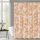thumbnail image 2 of Cortina de ducha con diseño floral bohemio, moderna, abstracta, colorida, de poliéster, lavable a máquina, impermeable, 183 x 183 cm, 2 of 6
