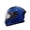 Blue, variant on Helmet for Adults Strong Helmet ATV Dirtbike Motorcross Moped Scooter Motorcycle Helmet Full Face with Visor, DOT Certified, Flip-Up Visor (Red ) ( Small )