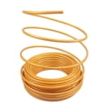 thumbnail image 3 of HILABEE PVC Modelling Tube Party Decor Tube Balloon Tube Decorative Prop Tube Multiuse for Wedding Ceremony Birthday Party Decoration Gold 5m, 3 of 8