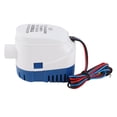 thumbnail image 2 of 1100GPH Marine Boat Bilge Submersible Pump with Automatic Float Switch for Pools, Rustproof PVC and Copper, Water Cool Motor, Ignition Protection, AntiAir Lock, Small Size, 2 of 7