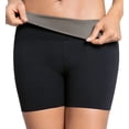 thumbnail image 3 of Women's Leonisa 012970 Stay In Place Seamless Slip Short (Black L), 3 of 3