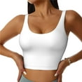 thumbnail image 2 of Lsque White Printed Women'S Sports Bra, Compression, Moisture Wicking, High-Impact Sports Bra For Women,Supportive sports bra-Medium, 2 of 9