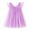 z240821-Purple, variant on LUOGENLI Dresses for Girls 8-10 Black Toddler Girls Fly Sleeve with Tie Dye Rainbow Holiday Party Dress Dance Party Dresses Clothes Dresses for Girls 12-18 Months