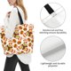 thumbnail image 3 of Balery Burger Bolsa Tote Estilo Estético con Cremalleras, Bolsa de Hombro, Bolsa de Compras Grande y Plegable, 3 of 8