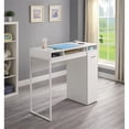 thumbnail image 2 of Ravel 47" Wide Desk with Storage in White Finish KD, 2 of 7