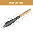 thumbnail image 2 of HAMPPLIES 2Pcs Gardening Trowels Ergonomic Handle Iron Wood Hand Digging Garden Tools, 2 of 8