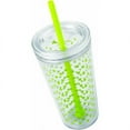 thumbnail image 5 of Copco Minimus Chevron 24-Ounce Double Wall Tumbler, Lime Green, 5 of 5