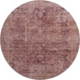 thumbnail image 2 of Addison Rugs Mayfield Premium Machine Washable Traditional Border Merlot Round Rug, 8' x 8', 2 of 6