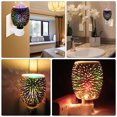 thumbnail image 3 of Wax Lamp Smokeless Candle Warmer Electric Plastic Glass 3d Plug-in Office Household, 3 of 6