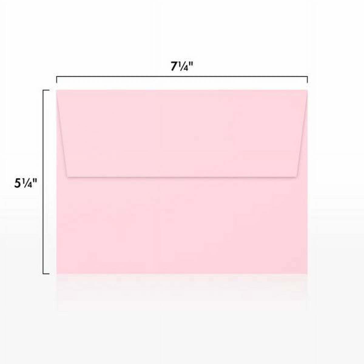 LUXPaper A7 Invitation Envelopes, 5 1/4 x 7 1/4, Candy Pink, 1000/Pack