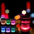 thumbnail image 4 of LED Coaster Colorful Light up Cup Coaster Drink Coaster for Bar Club Party, 4 of 10