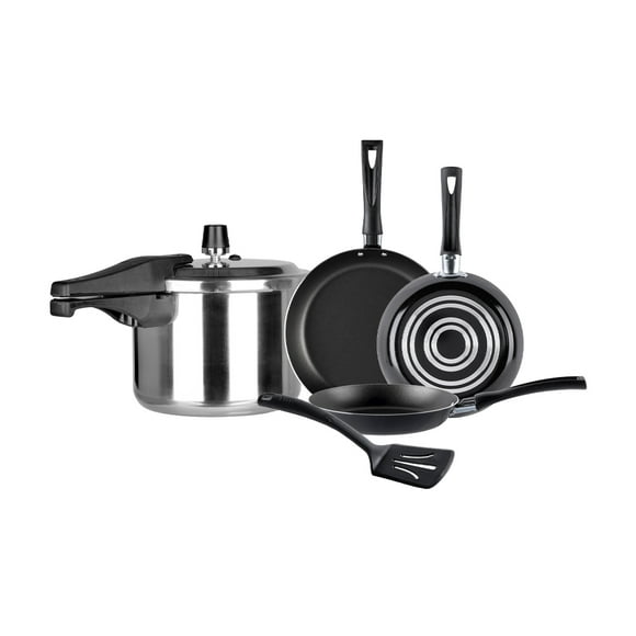 Combo Juego de Cocina de Olla express 5L Ekco Set Ekco Classic Negro sartenes