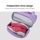 thumbnail image 5 of Mochila de playa con compartimento para zapatos húmedos y secos: mochila ligera de tela resistente al agua para gimnasio, natación, deportes y viajes, 39x29x20cm, rosa/morado/negro/azul, 5 of 9