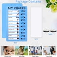 thumbnail image 1 of Chore Chart for Kids My Chores Routine Chart,Blank Plastic Checklist Board with 2 Detachable Cardstoc，4 Magnetic to Do Lists for Home Office School RV Whiteboard Plans (1 pcs), 1 of 6