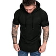 thumbnail image 2 of Sudadera con capucha para hombre Sudadera con capucha de algodón Sudadera con capucha de ocio que absorbe el sudor Sudadera con capucha, negro, XL Scienceny AP000762-15, 2 of 7