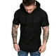 thumbnail image 2 of Qarigey Sudadera con capucha de algodón para hombre Sudadera con capucha de algodón absorbente de sudor Sudadera con capucha de ocio cálida Camisetas Negro S Qarigey AP000762-03, 2 of 6