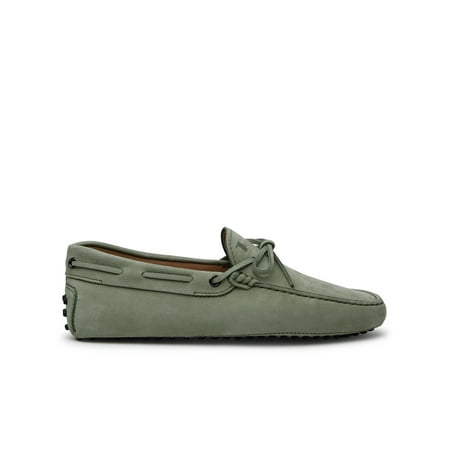 

TOD S MOCASSINO GOMMINI IN NABUK VERDE