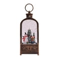 thumbnail image 1 of Lámpara de chimenea con forma de caja de música navideña, decorativa, colgante, de noche Muñeco de nieve, 1 of 9