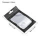 thumbnail image 2 of Bolsas Holográficas Uxcell 5.1x3.1", Paquete de 100 Bolsas de Plástico Aluminizado Reutilizables para Pequeñas Cosas, Negros, 2 of 5