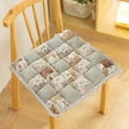 thumbnail image 7 of Yeciiwht Soft Cozy Square Seat Cushion 16 Inches Lazy Back Cushions, Checkered Lace Outdoor Chair Cushions Office Chair Cushion Butt Cushion for Living Room, Dinner Chair, Yard, Patio, 7 of 7
