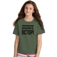 thumbnail image 3 of Octopi Day Math Geek Nerd Octopus Crewneck T Shirts Boy Girl Teen Brisco Brands X, 3 of 6