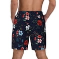 thumbnail image 4 of Fotbe Vintage Rose Men’s Swim Trunks Quick Dry Swim Shorts Board Shorts with Mesh Lining-Large, 4 of 9