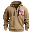 thumbnail image 2 of Xysaqa Hoodies for Men, Men's Novelty Hoodies American Flag Graphic Vintage Printed Pullover Tops Fall Winter Sport Hooded Sweatshirt with Pocket M-3XL, 2 of 4