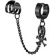 thumbnail image 2 of Heytea 6 Piezas Pendientes De Cadena Para Hombres Y Mujeres,Punk Vintage Ear Cuffs Borla Pendientes De Aro Conjunto De Acero Inoxidable Cruz Cráneo Cuelgan Pendientes De Aro Con Bi, 2 of 5