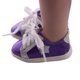 thumbnail image 4 of Zapatos Deportivos , Zapatos Planos para Muñeca Americana de 18 Pulgadas, Fabricación de Bricolaje, Decoración de - Púrpura Sunnimix American Doll Shoes, 4 of 8