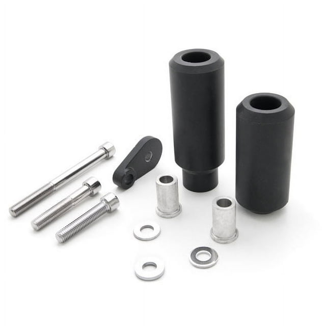 Krator Black Frame Slider Delrin Fairing Crash Protector Compatible with 2005 Kawasaki ZX-6R ZX-6RR 636