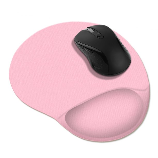 FINCIBO Mouse Pad Wrist Rest Support Cushion, Solid Light Pink
