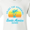 thumbnail image 4 of Inktastic Summer Enjoy the Sunshine Santa Monica California in Blue Youth T-Shirt, 4 of 5