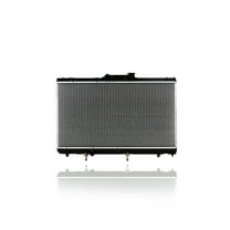 Radiator - Pacific Best Inc. Fit/For 1409 93-97 Toyota Corolla DX Geo Chevrolet PRIZM Automatic 4Cy 1.6/1.8L - Plastic Tank, Aluminum Core, 1-Row