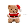 thumbnail image 3 of HomeDM Christmas Plush Bear Toys Stuffed Animal Toys Soft Bear Doll Toy for Birthday Wedding Decorations Christmas Party Gifts Stuffed Bear Gift, 3 of 6