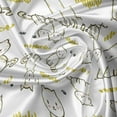 thumbnail image 5 of Ambesonne Cat Window Valance, Cursive Meow Paw Pattern, 54" X 12", Multicolor, 5 of 5