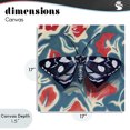 thumbnail image 4 of Stupell Industries Bohemian Symmetrical Moth On Beautiful Flowers Canvas Art, 17 x 17, by Kate Jarvik Birch, 4 of 8