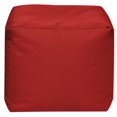 thumbnail image 1 of Gouchee Home Cube Brava Tomato Pouf Ottoman – Water-Repellent Cube Bean Bag Footstool with Polystyrene Beads, Lightweight & Portable for Living Room or Dorm, 1 of 9