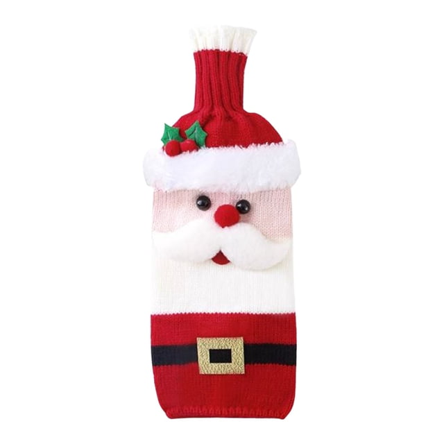 Christmas Gift Bags Christmas Wine Bag, Wine Gift Bag, Reusable Christmas Wine Bottle Cover for Christmas Weddings, Birthdays, Parties, Table Decorations Christmas Table Decorations