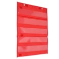 thumbnail image 1 of Pocket Chart, Classroom Hanging Pocket Chart, 5 Rows Transparent Pockets Schedule Pocket Chart for Home School, 1 of 7